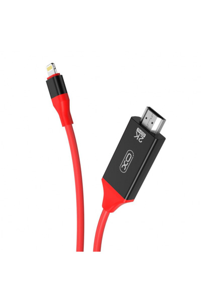 XO Design Cablu Audio si Video Lightning - HDMI GB006, 1.8m, Rosu