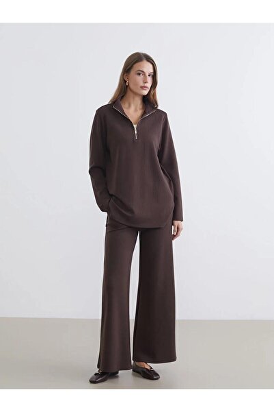 LC Waikiki Brown Soft Touch Modal Blend Women's Sweatpants (W5)