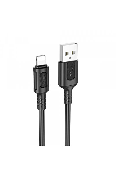 Borofone Cablu Date si Incarcare USB-A - Lightning BX111 Feliz, 18W, 1m, Negru