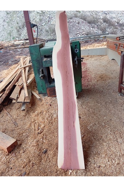 Gunwood 5*10*100 cm(1Adet)Ardıç Ağacı Doğal Ahşap Kereste Kalas Taslak Çıta T...