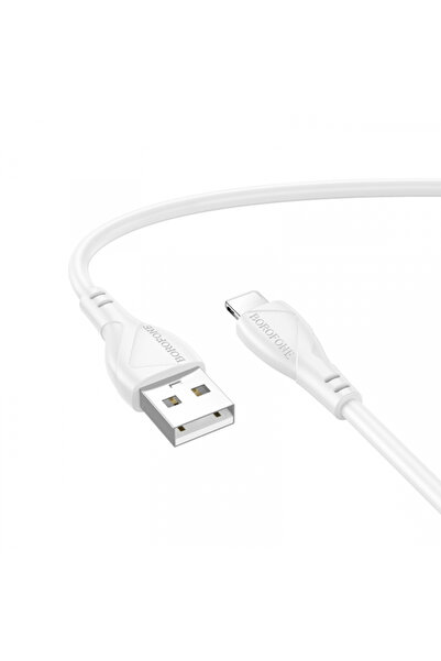 Borofone Cablu Date si Incarcare USB-A - Lightning BX121 Energy, 18W, 1m, Alb