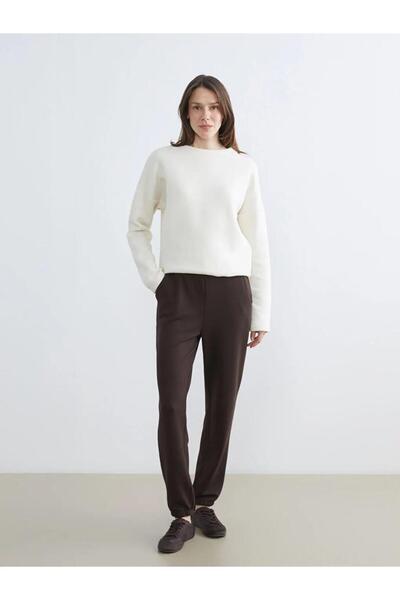 LC Waikiki Green Elastic Waist Women's Jogger Sweatpants (W5)