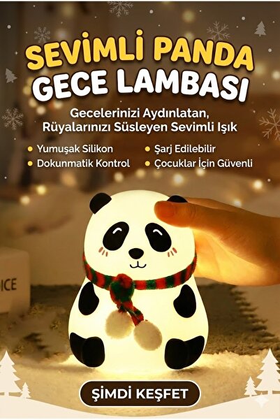 sonx Yumuşak Silikon LED Gece Lambası 5 farklı renk - Şarjlı Dokunmatik Çocuk...
