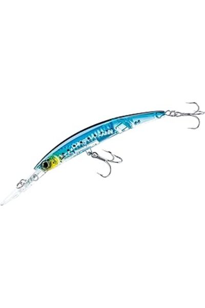 SanalAMCA Store Yozuri Crystal 3D Minnow Deep Diver Jointed Floating Balığı G...
