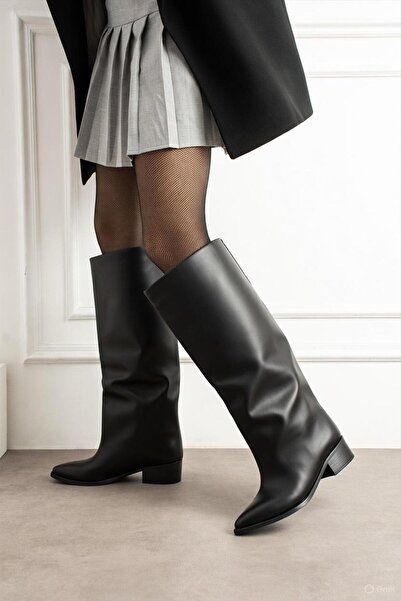 ZENNESHOES Noe Women's Short Heeled XL Cut Boots