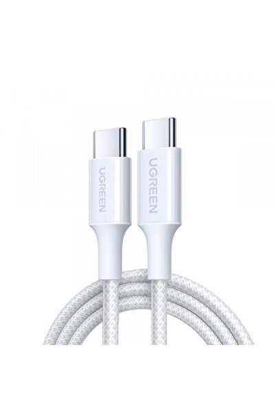 Ugreen USB-C Data and Charging Cable - USB-C L501, 60W, 1m, White