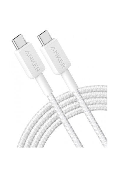 Anker USB-C Data and Charging Cable - USB-C 322, 60W, 1.8m, White A81F6G21