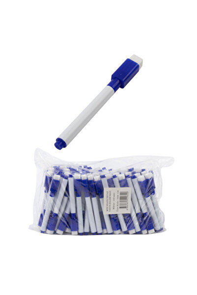 AKSU Beyaz Tahta Kalemi Mini Silgili Mavi K.1666-130 9594 9600 ( 3000 adet )
