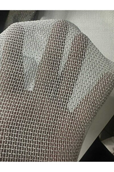 CEMRE PERDE Kedi Tülü Ekru Kendini Onaran Sihirli Tül 1/3 Sık Pile