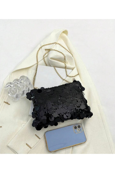 Bacoss Large Sequin Shoulder Bag (Bc-1268)