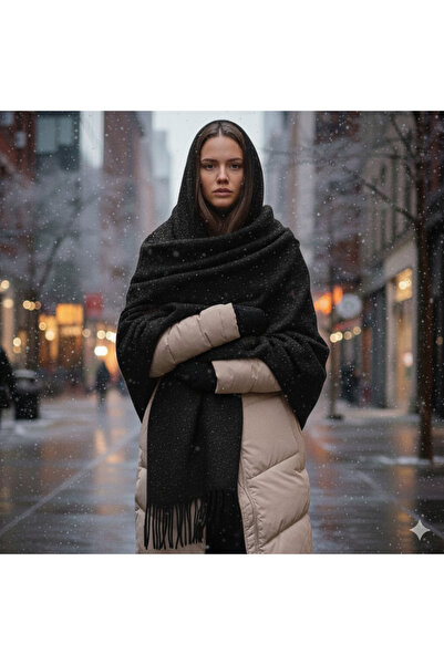 Etoile Studio Shawl Shoulder Wrap Solid Color 70\\180 Women's Shawl