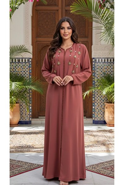 BK jalabiya Jalabiya studded with colorful crystals