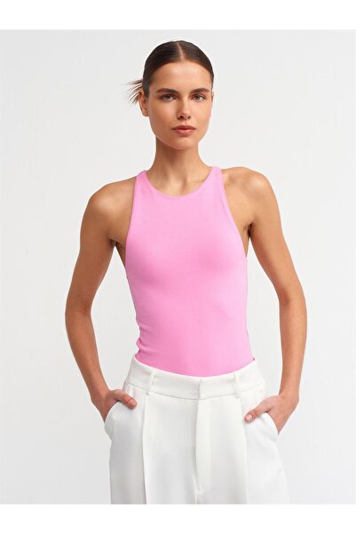Dilvin 3694 T-SHIRT HALTER YAKA