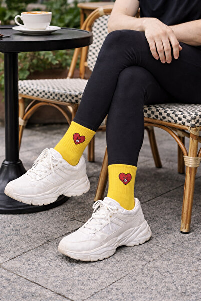 WORTHY SOCKS Unisex Cute Character College Socks Single Pack
