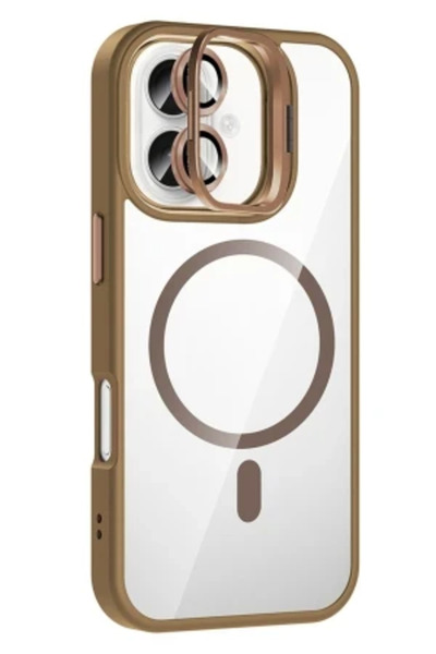 cepmoda حافظة آيفون '16 بلس' - فاخرة مع ماج سيف، مع حامل للكاميرا (هدية واقي ...