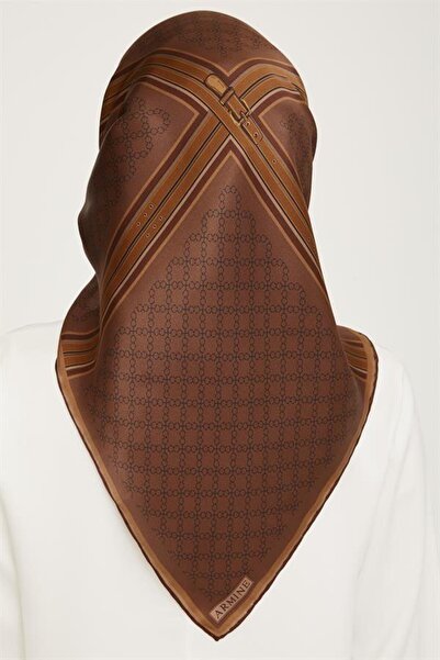 Armine 2024 Χειμερινό Μεταξωτό Κασκόλ - 9054-04 Twill