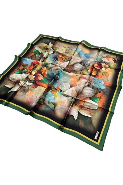 Armine Eșarfă de mătase iarna 2025 - 9211-82 Sura verde