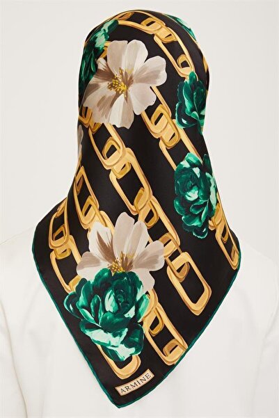 Armine وشاح حرير شتاء 2024 - 9034-01 تويل