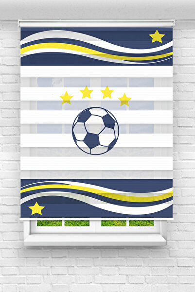 Perdecizade (ENXBOY)LAJİVERT TOP DİJİTAL BASKILI ZEBRA PERDE-COCUK ODASI-STOR...