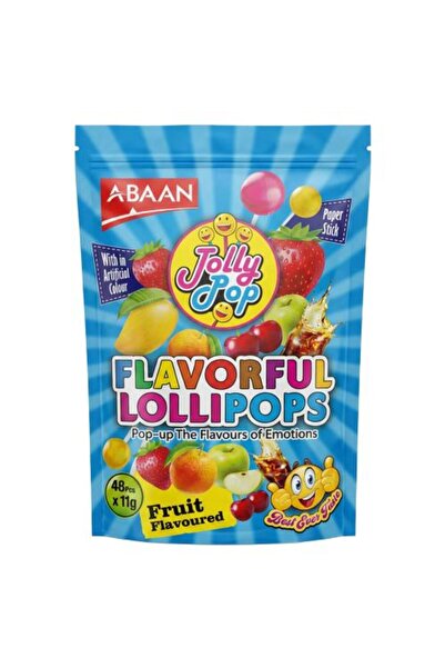 FO Jolly Pops Mixed Fruit Candy by Abaan – 528 grams