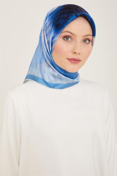 Armine Eșarfă de mătase 2024 Vară - 9100-87 Sura