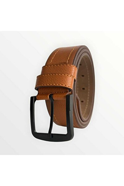 Mia Belt Men's Belt Suitable for Tan Jeans and Canvas Pants (Model Stitched) Width cm 4.5