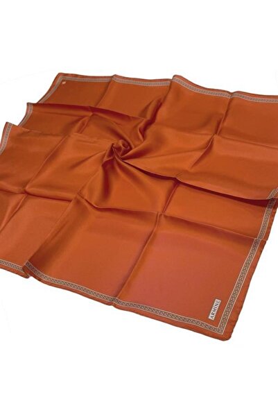 Armine Eșarfă de mătase 2025 iarnă - 9261-83 Orange Twill