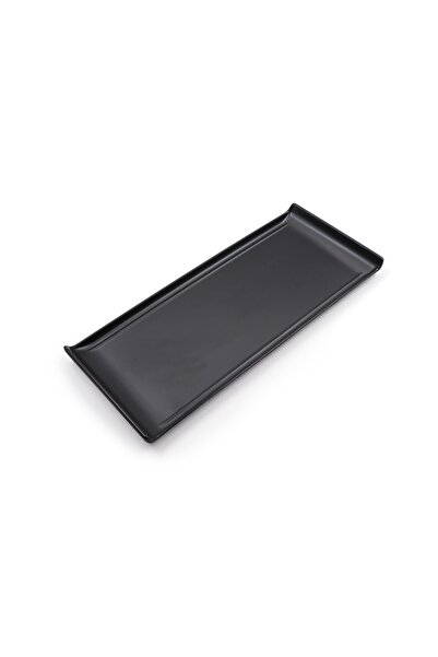 cc bin shihon Two-compartment white melamine appetizer plate, 2 pieces / Break-resistant, dishwasher safe, 22 cm