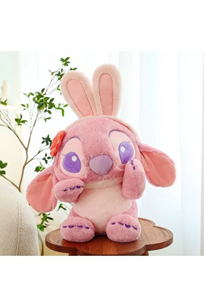 Techmarketi Stitch tavşan stic kulakli peluş oyuncak ithal kumaş birinci kali...