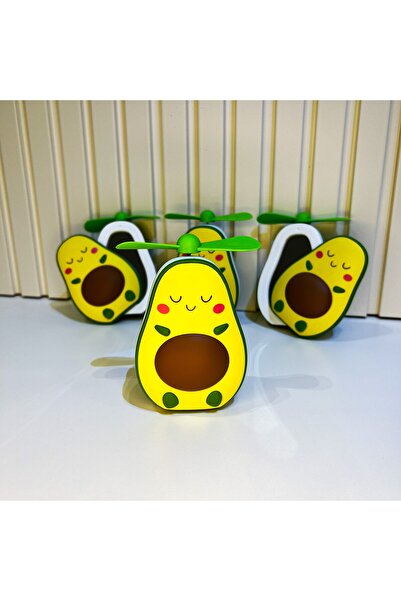 Taşmeran Avokado Led Işıklı Şarjlı Makyaj Aynası ve Soğutucu Fan Tky0438