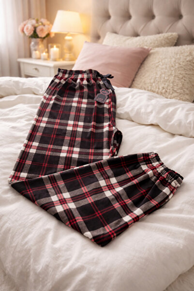 LAYD QUEEN Πιτζάμες γαλλικού βελούδου μεγάλου μεγέθους με ελαστικά άκρα στις ...