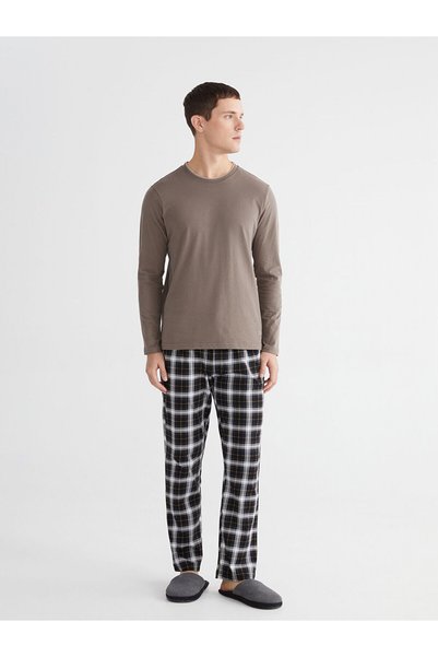 LC Waikiki Özmarka New Season Standard Fit Plaid Men's Pajama Bottoms