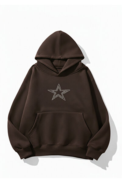 Mayer Butik Star Stroke Stone Printed Unisex Sweatshirt