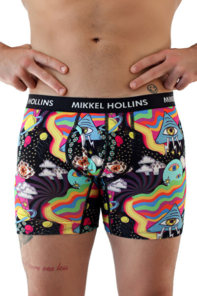 Cosmic Love Desenli Erkek Boxer- Modern Fit
