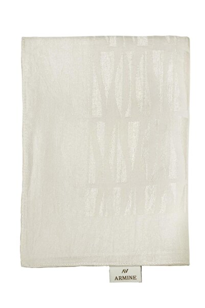 Armine Lyocell Shawl - 3 - Ecru 17