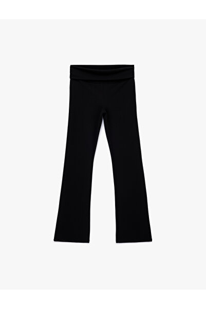 Koton Slim Fit Normal Bell Straight Leg Leggings Pants