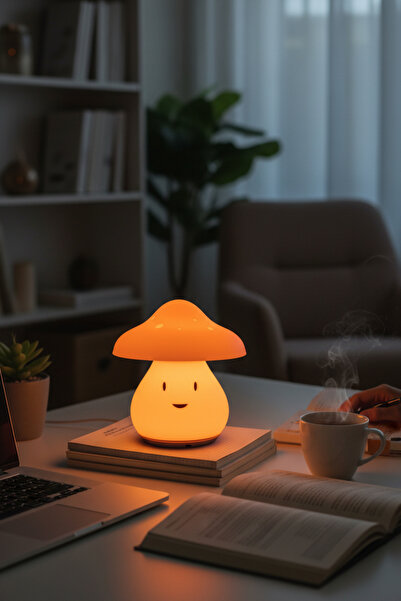 esa gaming Dekoratif Mantar Süs Led Mumluk| Renkli Loş Ambiyans Aydınlatma Ba...