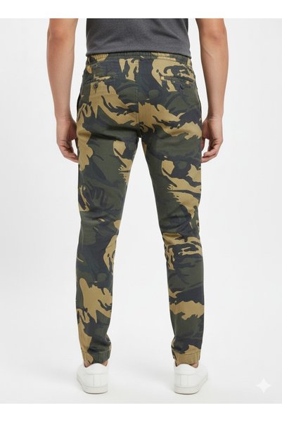 STITCH by MH Men's Military Pattern 4 pocket Joggers