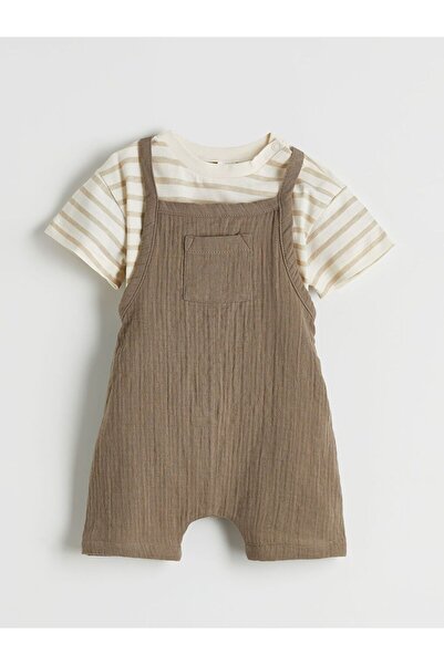 LC Waikiki ملابس أطفال LCW مخططة للأولاد الصغار وقميص تي شيرت