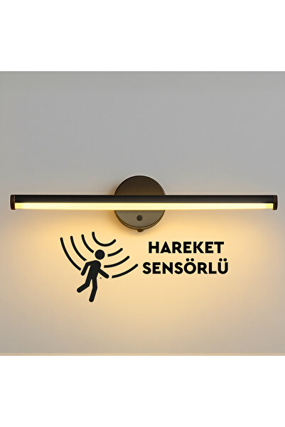 moontime alaçatı Sensörlü Günışığı, Yapışkanlı, Pilli, LED Aplik, 38cm, Enerj...