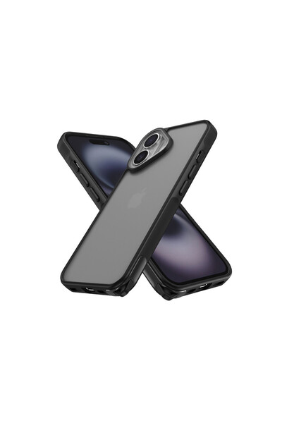 TechTrove غطاء حماية من مادة TPU بتصميم مطفي متوافق مع آيفون 16 لا يصفر