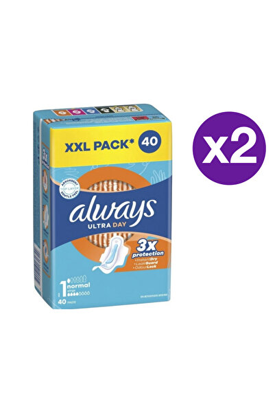Always Absorbante Ultra Normal Quattro Pack, 40 buc x 2