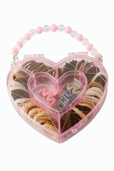 Bijuteri Net Heart Bag Boxed Buckle 55 Pieces