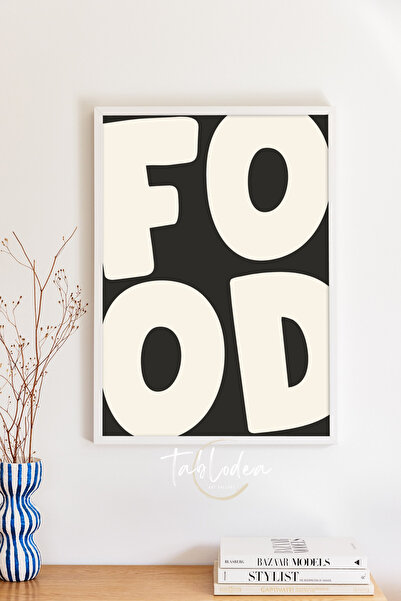 tablodea Pinterest hrana minimalistički pisani kuhinjski dekor beli drveni uo...