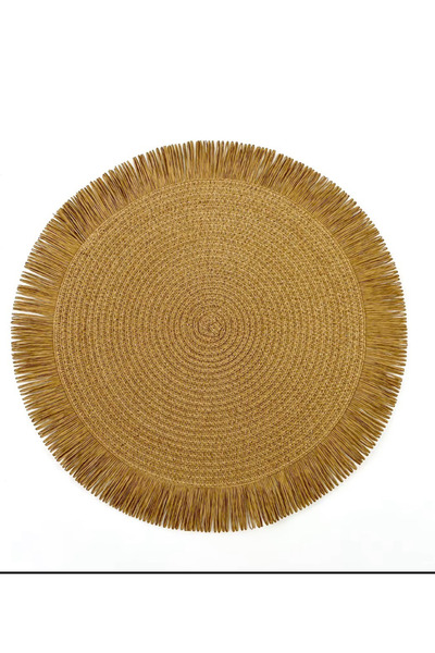 Muensu 1 Piece Handmade American Placemat, Wicker Runner, Single Placemat, Sp...
