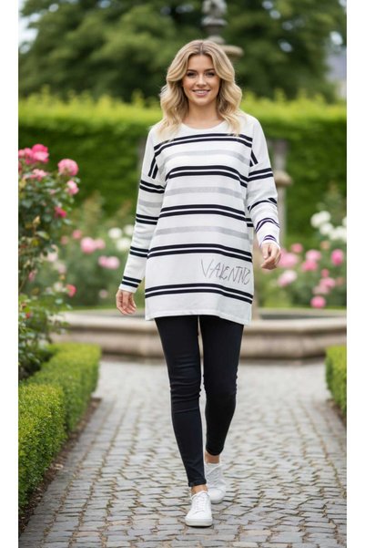 ZAVERA WOMAN Women's Stone Detailed Knitwear Sweater