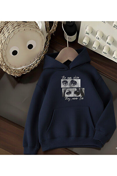 Mayer Butik Unisex Kadın/Erkek Scarface Gözler Yalan Söylemez Baskılı Oversiz...