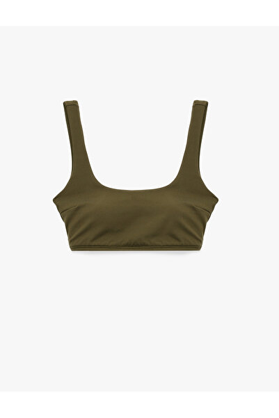 Koton Slim Fit Sleeveless Covered Sports Bra