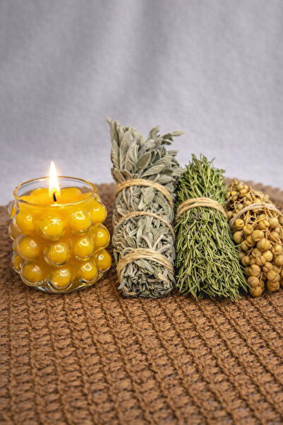 Terapi Bahçesi Doğal Arınma Ritüel Seti – Adaçayı, Biberiye, Üzerlik Otu ve B...