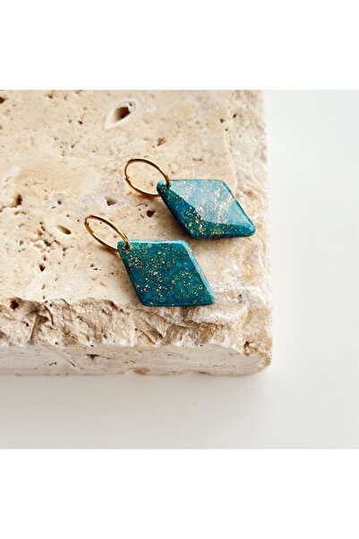 Vesce Atelier Ethereal Marble Handmade Küpe